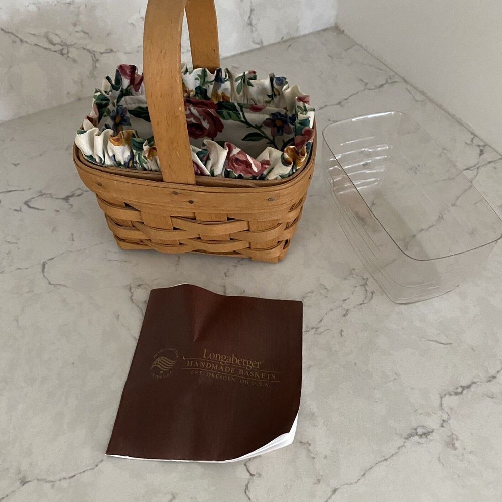 Longaberger‎ 1995 Horizon Of Hope Basket Combo With Liner